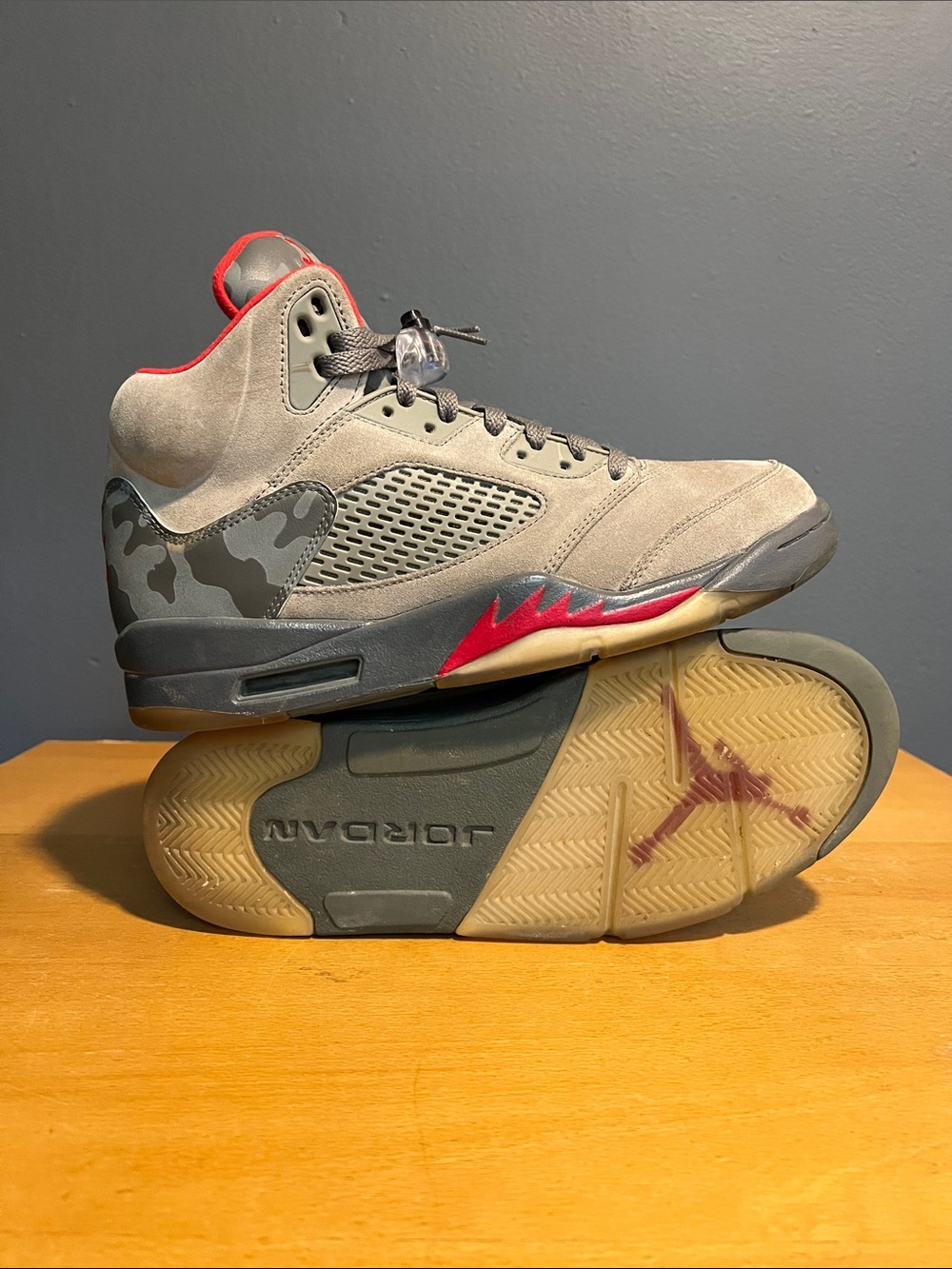 Nike Air Jordan 5 Retro P51 Camo Men’s Size 9.5
